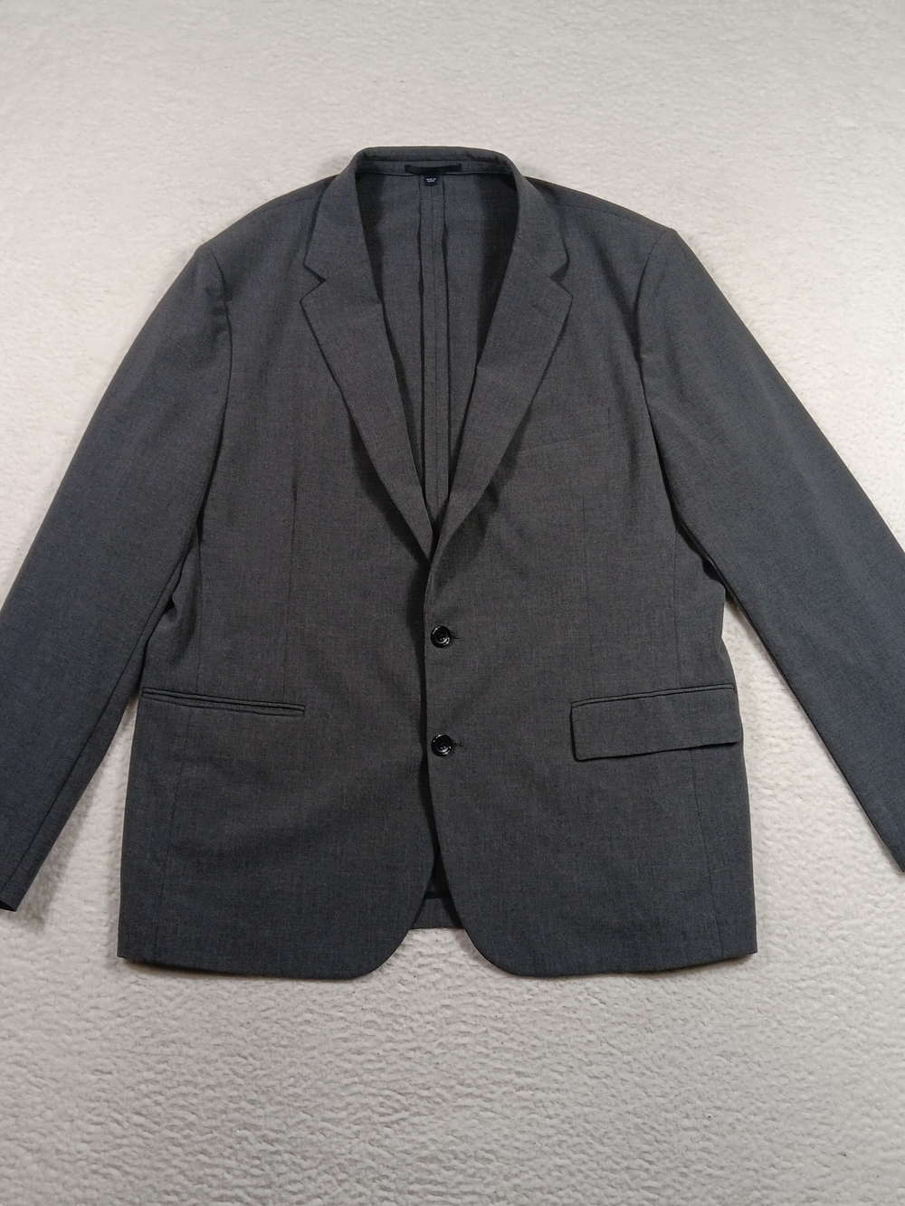J Crew Blazer Mens 46r Gray Thompson Performance Suit Jacket Slim Fit 2 Button